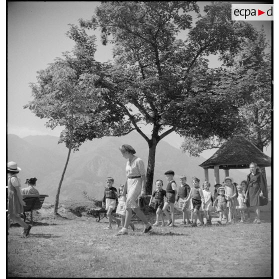 Promenade des plus jeunes.