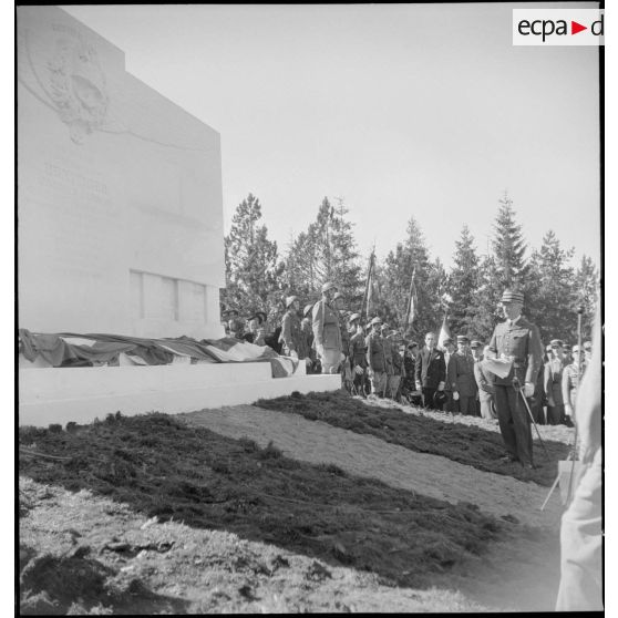 Discours du général d'armée Eugène Bridoux.
