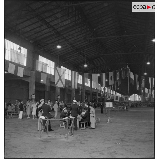 Centre d'accueil des rapatriés.