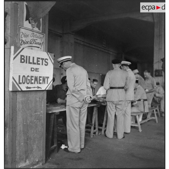 Centre d'accueil des rapatriés.