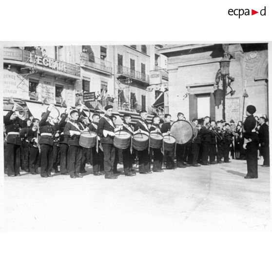 La musique de l'EMP des Andelys, repliée à Béziers.