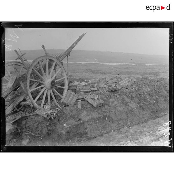 Emplacement d'une batterie allemande. [légende d'origine]
