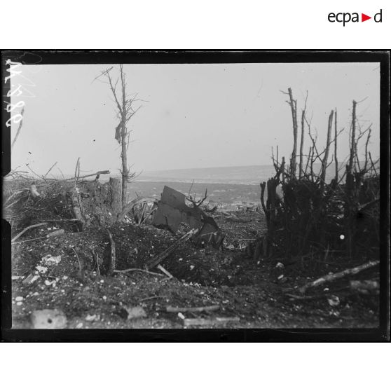 Le Forest, emplacement d'une ancienne batterie allemande. [légende d'origine]