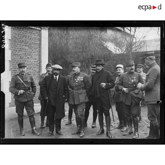 Froissy, mission de Messieurs Gomez-Carillo et Sacristan à la légion étrangère. [légende d'origine]