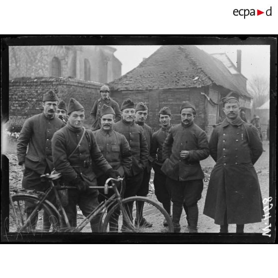 Les volontaires luxembourgeois de la Légion Etrangère. [légende d'origine]