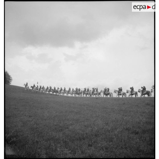 Fanfare à cheval du 2e RAM.