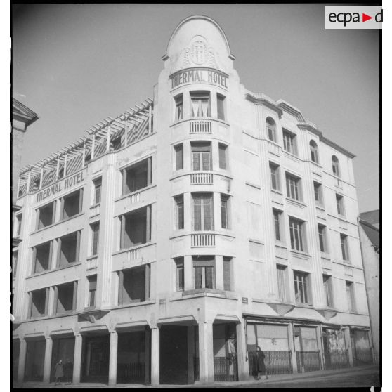 L'école militaire d'administration à Néris-les-Bains (Allier).