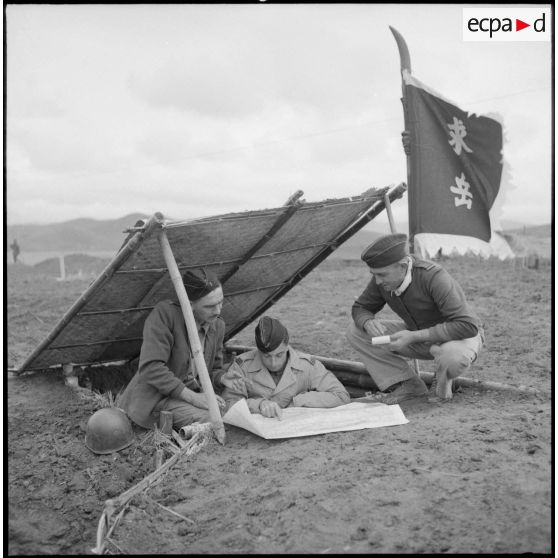 Le PC du point d'appui du col des Ananas.