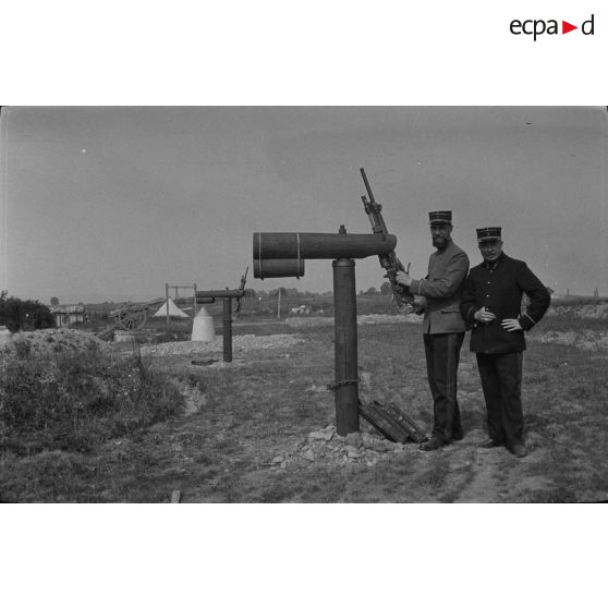 Fort de Longchamp. DCA. 1915. [légende d'origine]