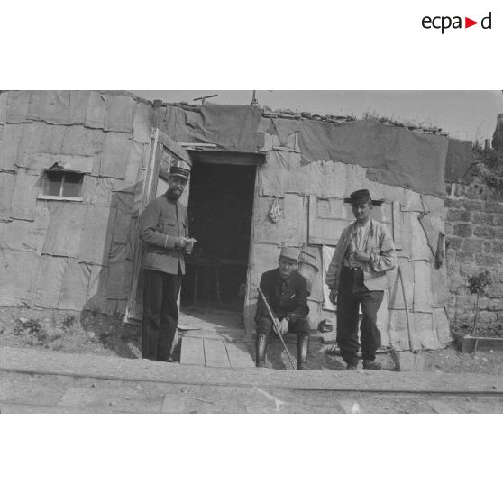 Fort de Longchamp. DCA. 1915. [légende d'origine]