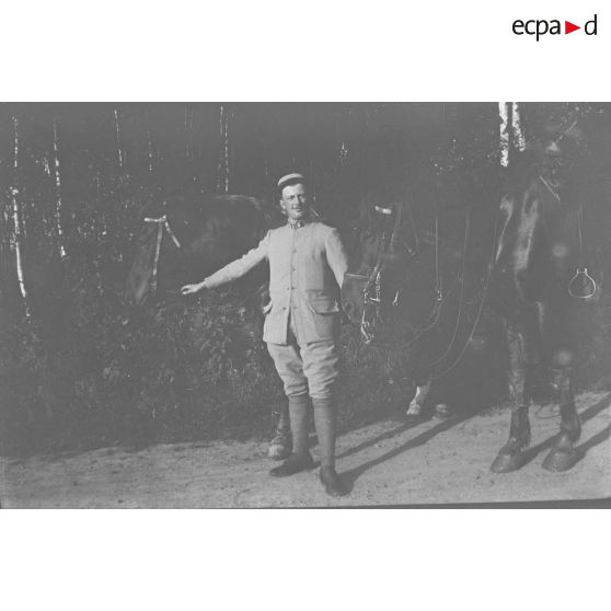 Mandray. Cantonnement. 1915. [légende d'origine].