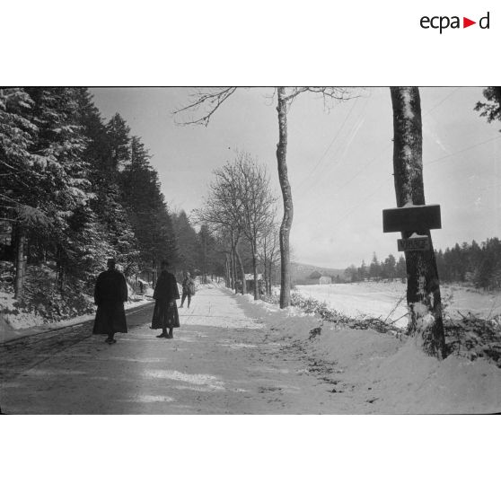 Col du Bonhomme. Janv. 1916. [légende d'origine]
