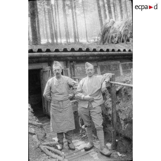 Pré de Raves. La vie au camp. Février - 14-7-1916. [légende d'origine]