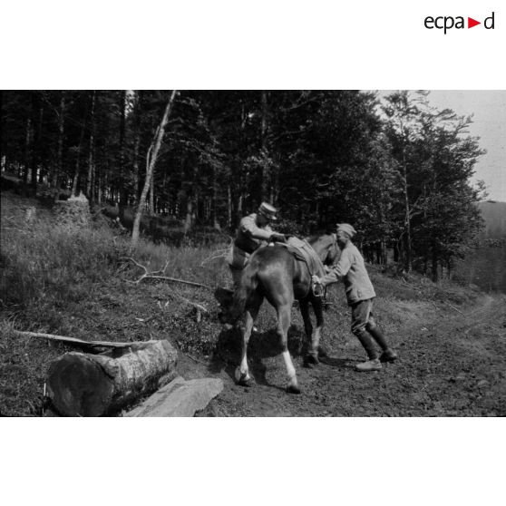 Pré de Raves. La vie au camp. Février - 14-7-1916. [légende d'origine]