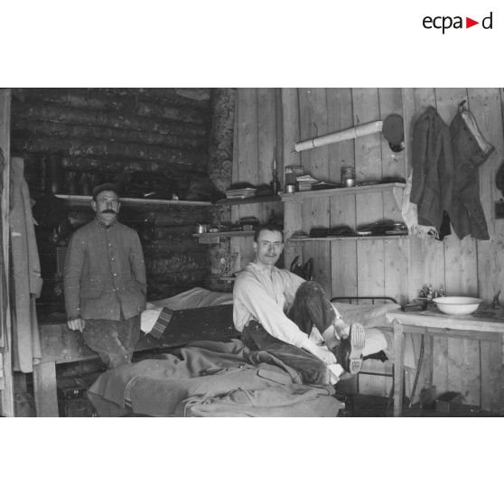 Pré de Raves. La vie au camp. Février - 14-7-1916. [légende d'origine]