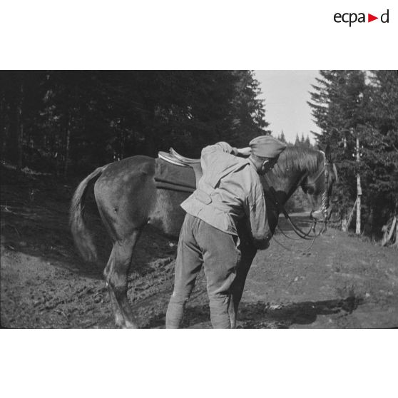 Tourniol. La vie au camp. Juillet 1916 - mars 1917. [légende d'origine]