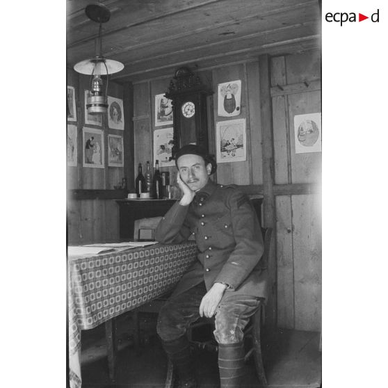 Tourniol. La vie au camp. Juillet 1916 - mars 1917. [légende d'origine]