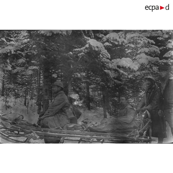 Tourniol. Traîneaux à chiens. [légende d'origine]