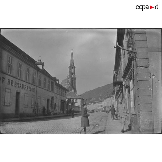 Guerre. Thann. Août 1918. [légende d'origine]