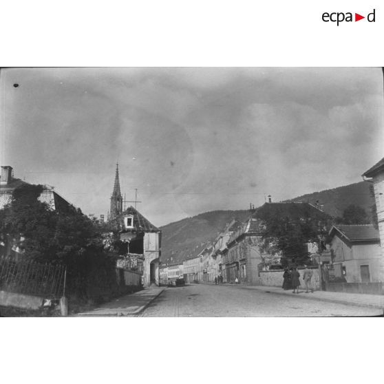 Guerre. Thann. Août 1918. [légende d'origine]