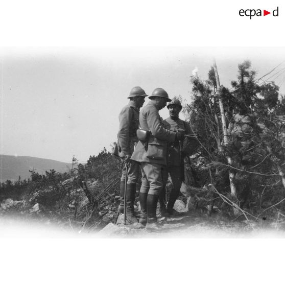 Guerre. Tête de Faux. Inspection c[olone]l Bellier. Juin 1918. [légende d'origine]