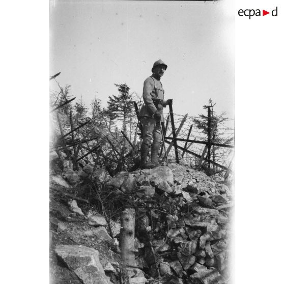Guerre. Tête de Faux. Inspection c[olone]l Bellier. Juin 1918. [légende d'origine]