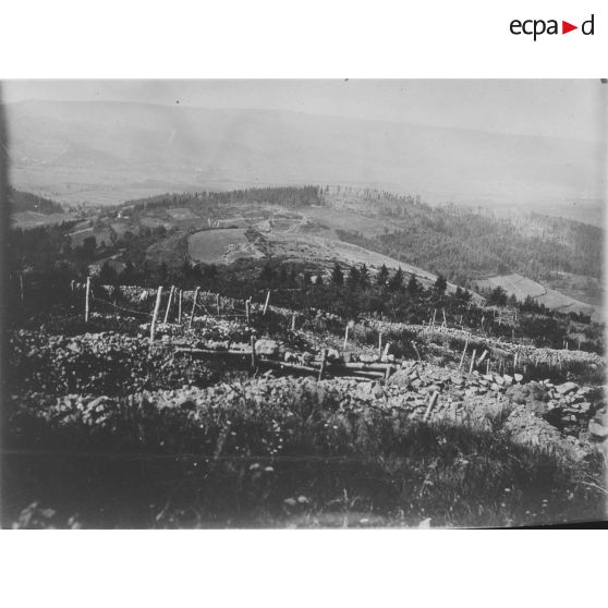 Cote 607 (près col de Sainte-Marie). 1915. [légende d'origine]