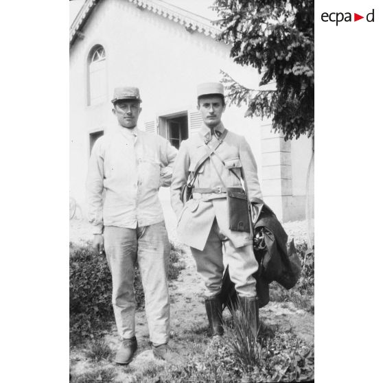 Fort de Longchamp. Cantonnement. 1915. [légende d'origine]