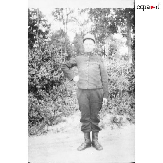 Fort de Longchamp. Cantonnement. 1915. [légende d'origine]