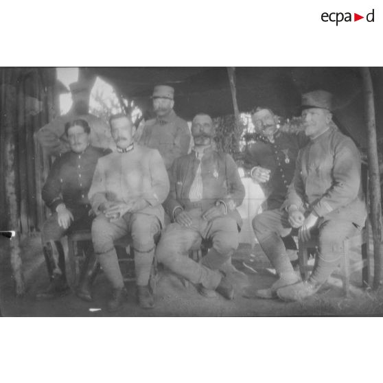 Fort de Longchamp. Cantonnement. 1915. [légende d'origine]