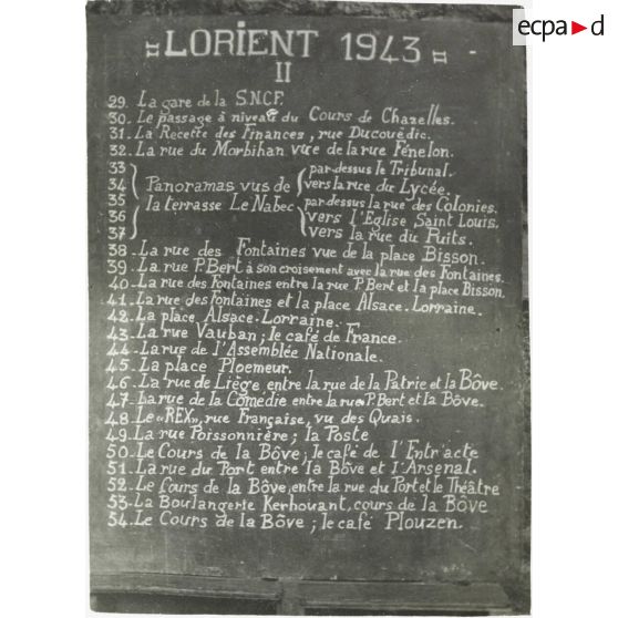 Lorient - 1943 - II. [légende d'origine]