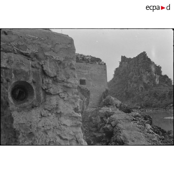 Une partie du blockhaus.