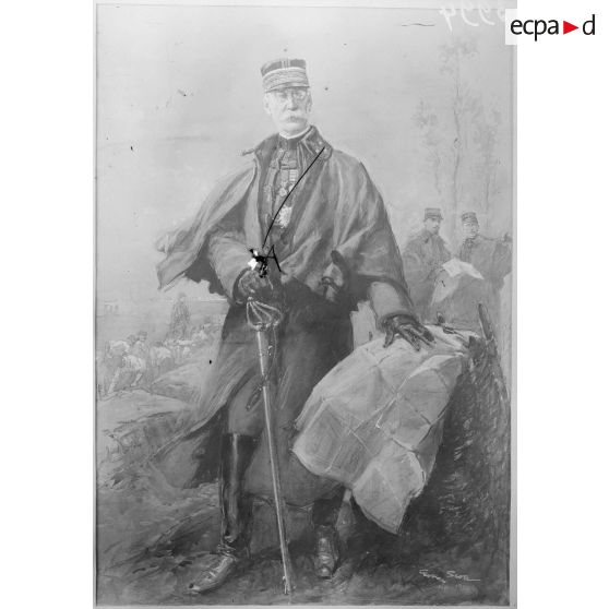 Paris, musée Leblanc. « Le général Gallieni » par Scott. [légende d'origine]