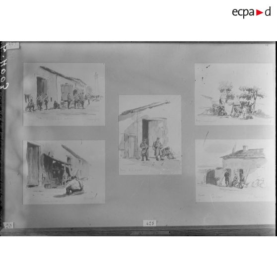 Paris, musée Leblanc. Croquis par Renefer. [légende d'origine]