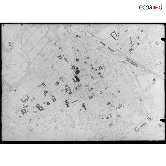 Plan de la ville de Reims (actuel). [légende d'origine]