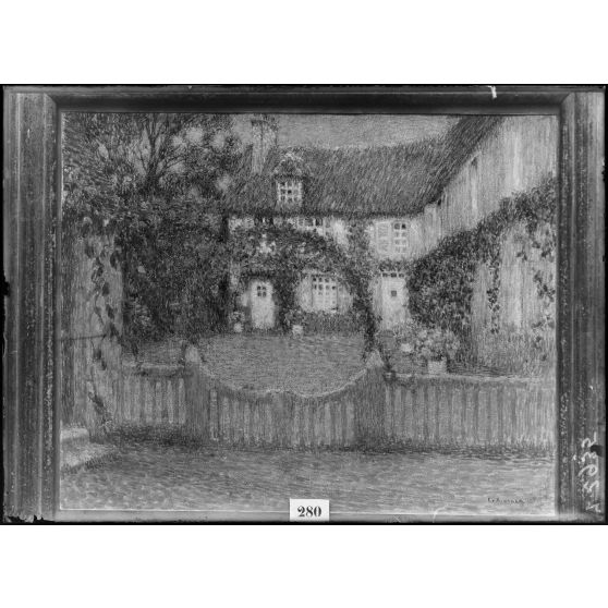 Paris. Exposition d'architecture. Rue de la Ville-l'Evêque. [légende d'origine]