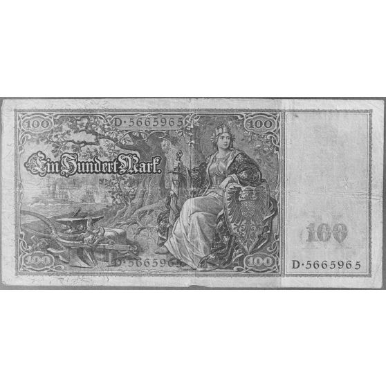 Paris. Musée Leblanc. Reproduction de billets de banque allemands. [légende d'origine]