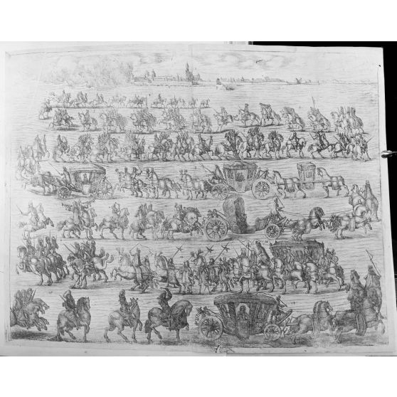 Paris. Reproduction de dessins de la Bibliothèque Nationale. [légende d'origine]