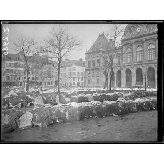 Le Havre. L’encombrement du port. [légende d’origine]