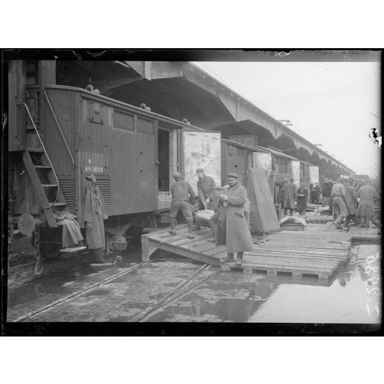 Le Havre. L’encombrement du port. [légende d’origine]