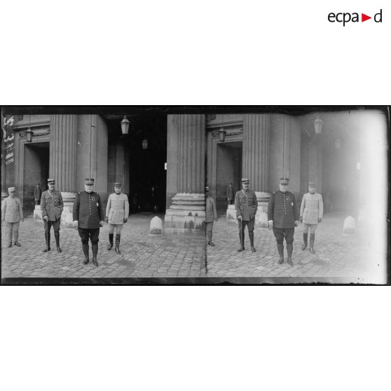 Paris. Pavillon de l’Horloge, Ecole de guerre. Le maréchal Joffre. [légende d’origine]