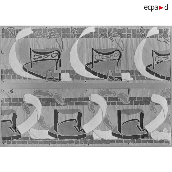 Paris. Musée Galliera. Exposition de dessins d'enfants. [légende d'origine]