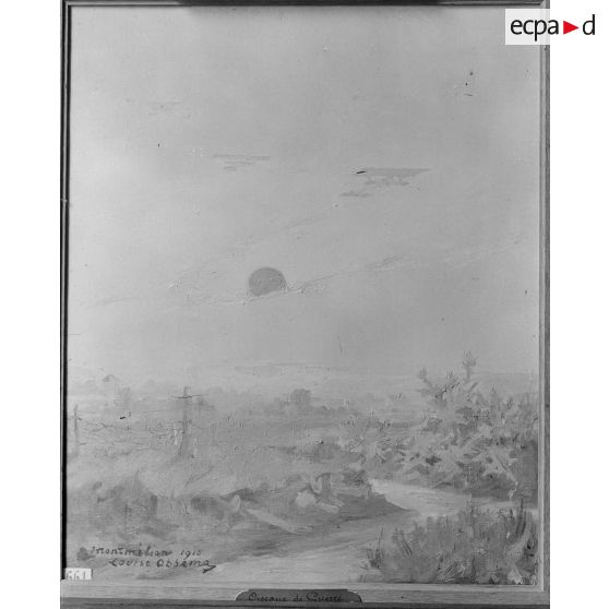 Paris. Musée Leblanc. Oiseaux de guerre (par Louise Abbéma). [légende d'origine]