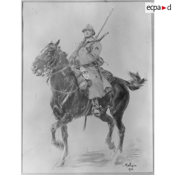 Paris. Musée Leblanc. Un dragon, par Malespina. [légende d'origine]