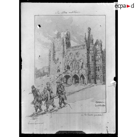 Paris. Musée Leblanc. Arras, par Lemonnier. [légende d'origine]