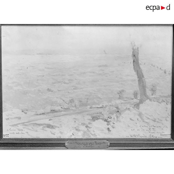Paris. Musée Leblanc. La chapelle Sainte Fine, par Adler. [légende d'origine]