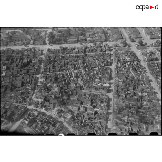 Vue aérienne de Nam Dinh.