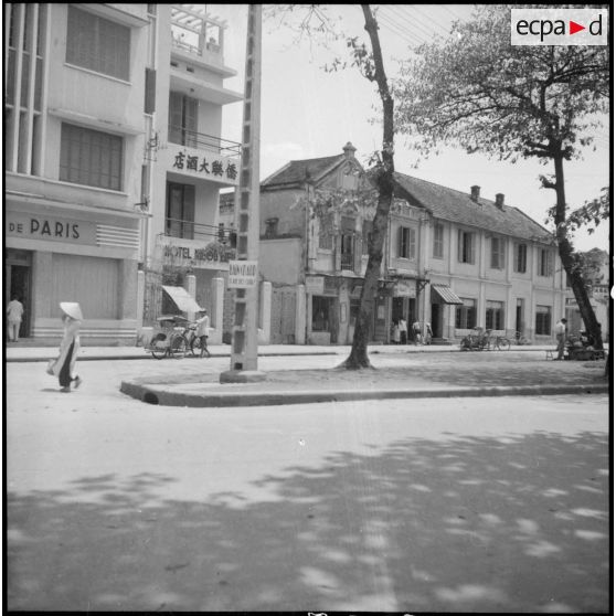 La rue des Cuirs à Hanoï.