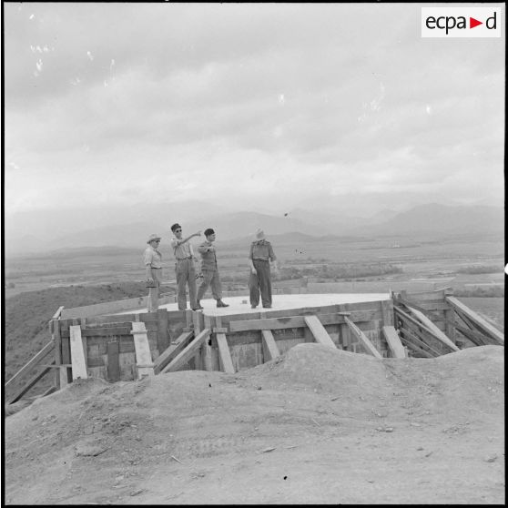 Construction d'un bâtiment.