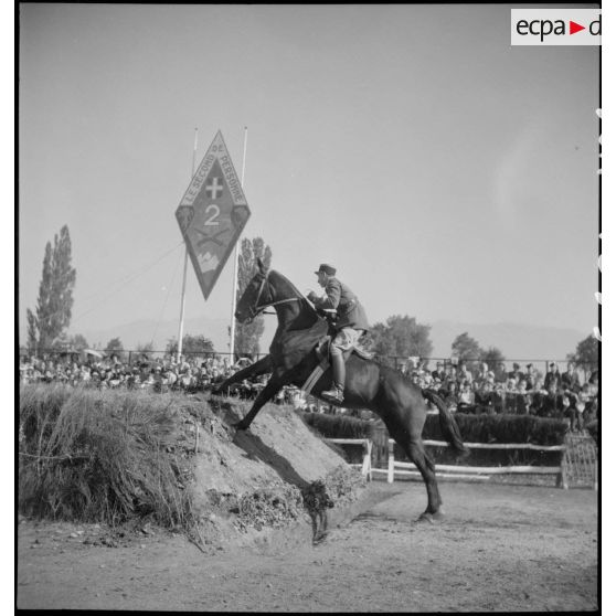 Concours hippique au 2e RAM.